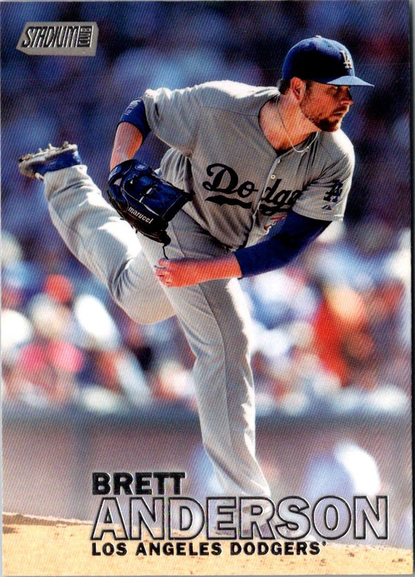 2016 Stadium Club Brett Anderson #49