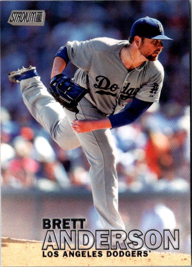 2016 Stadium Club Brett Anderson