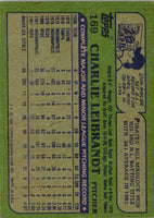 1982 Topps Coca-Cola Cincinnati Reds Charlie Leibrandt #14