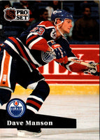 1991 Pro Set Dave Manson #389