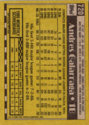 1990 Topps Andres Galarraga