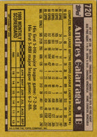 1990 Topps Andres Galarraga #720