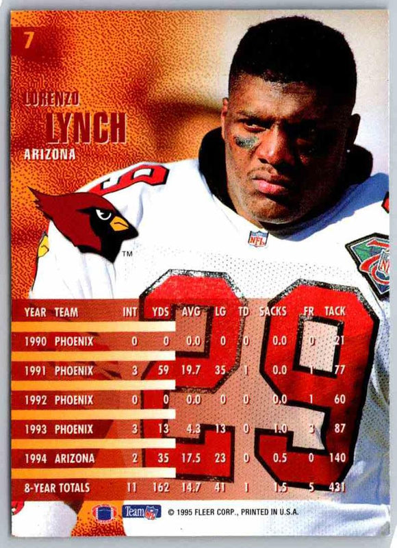 1995 Fleer Lorenzo Lynch #7