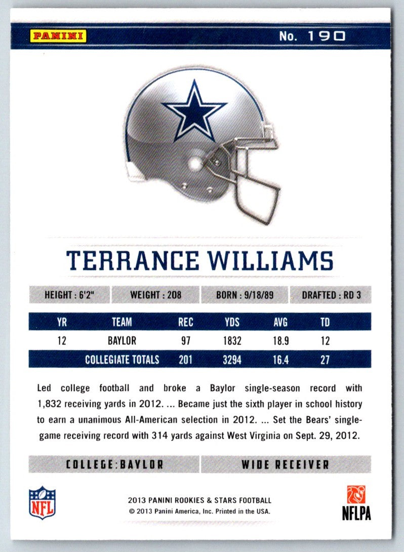 2013 Panini Absolute Hogg Heaven Terrance Williams