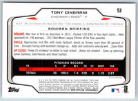 2014 Bowman Tony Cingrani #52
