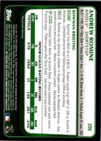 2011 Bowman Andrew Romine #206 Rookie