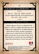 2007 Tristar Prospects Plus Charlie Culberson