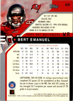 2000 Stadium Club Bert Emanuel #69