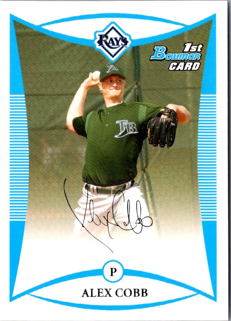 2008 Bowman Prospects Alex Cobb