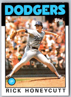 1986 Topps Rick Honeycutt #439
