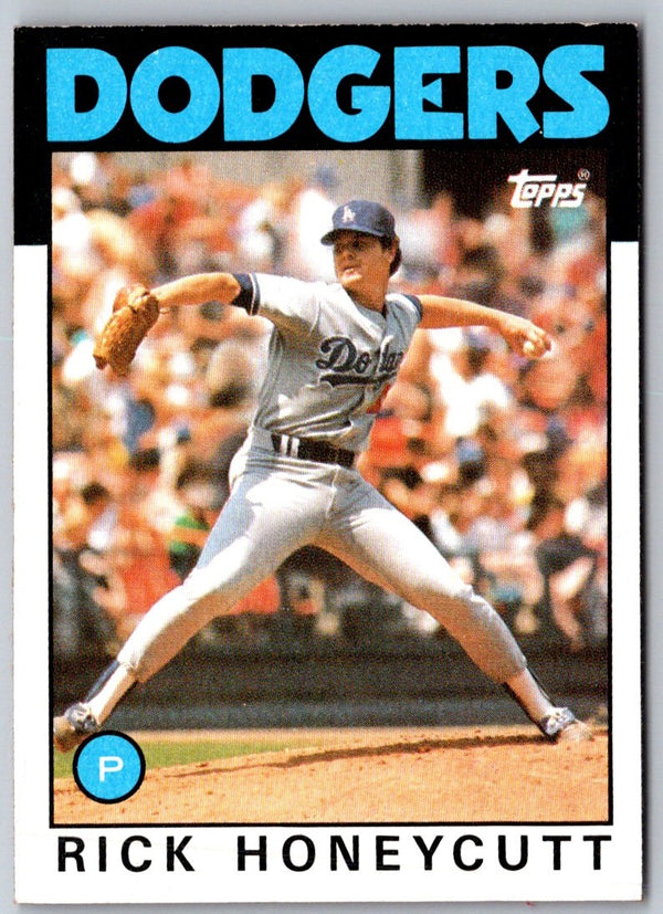 1986 Topps Rick Honeycutt #439