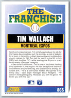 1991 Score Tim Wallach #865