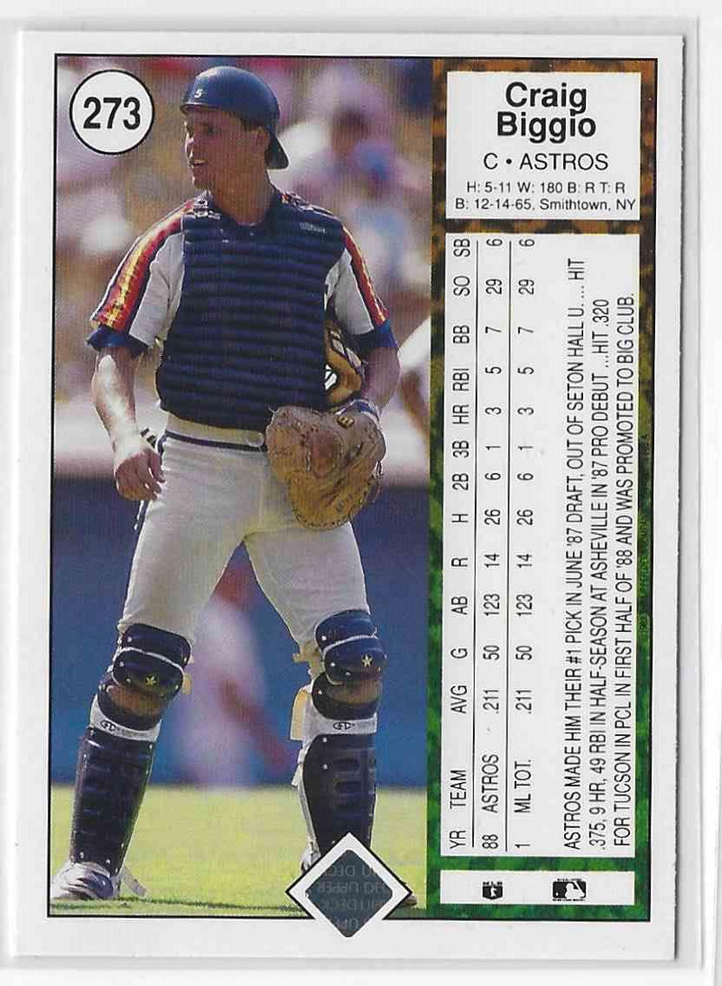 1991 Upper Deck Craig Biggio