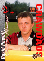 2000 Multi-Ad Hickory Crawdads Update David Powell #4