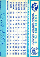 1991 Post Cereal Cecil Fielder