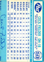 1991 Post Cereal Cecil Fielder #23