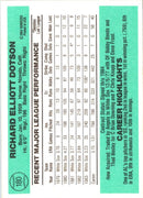 1984 Donruss Richard Dotson