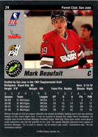 1993 Classic Pro Prospects Mark Beaufait #24