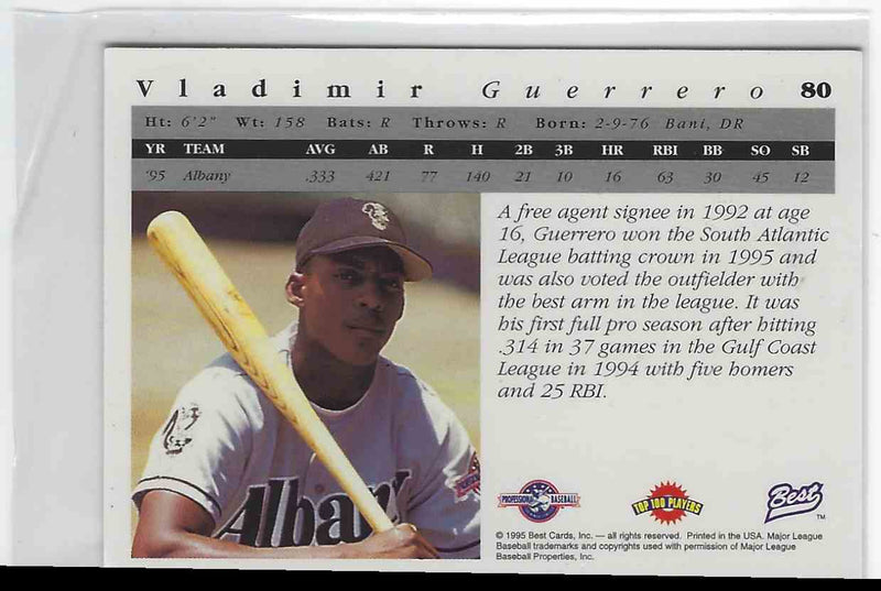 1995 Classic Vladimir Guerrero