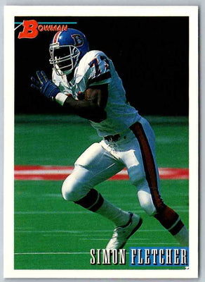 1993 Bowman Football Simon Fletcher #13
