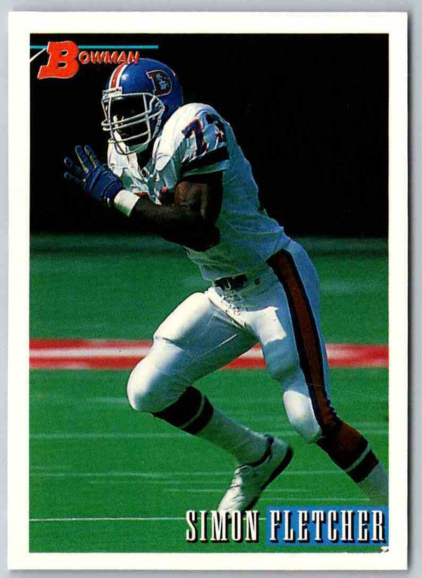 1993 Bowman Football Simon Fletcher #13