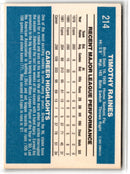 1982 Donruss Tim Raines