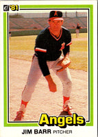 1981 Donruss Jim Barr #412