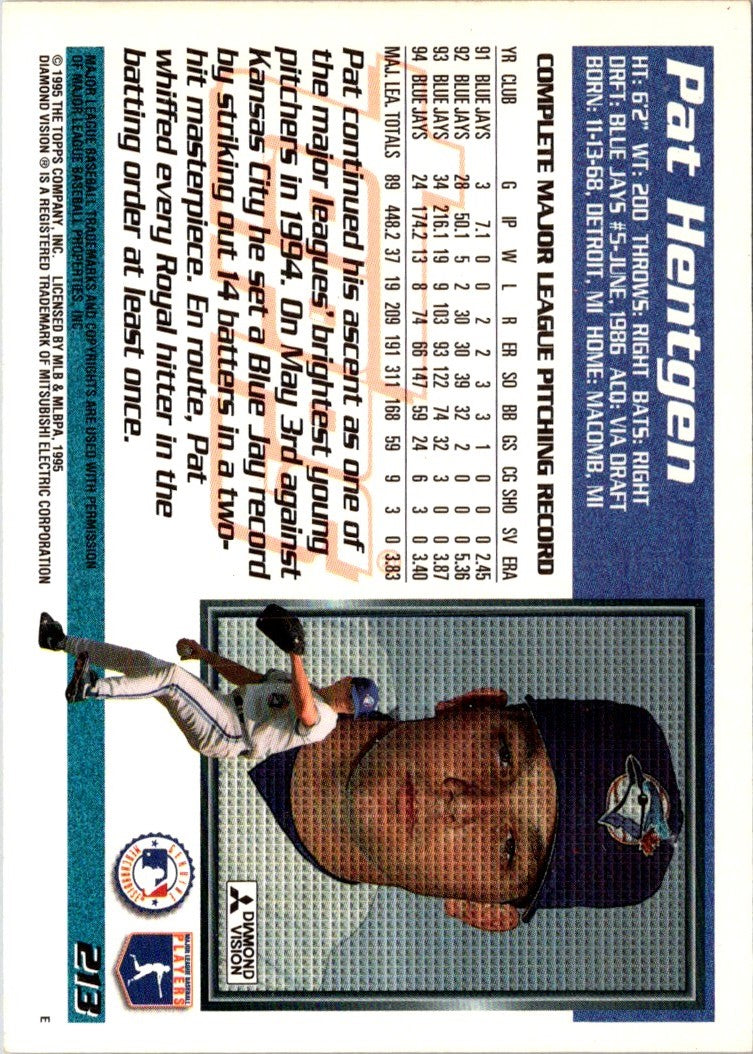 1995 Topps Pat Hentgen