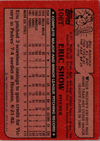 1982 Topps Traded Eric Show #106T
