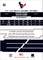 2006 Leaf Rookies & Stars David Carr #44