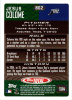 2002 Topps Total Jesus Colome #862