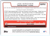2012 Bowman Joe Bircher #BDPP67
