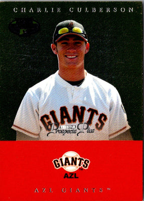 2007 Tristar Prospects Plus Charlie Culberson #48