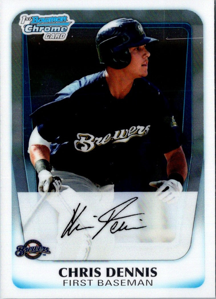 2011 Bowman Chrome Prospects Chris Dennis