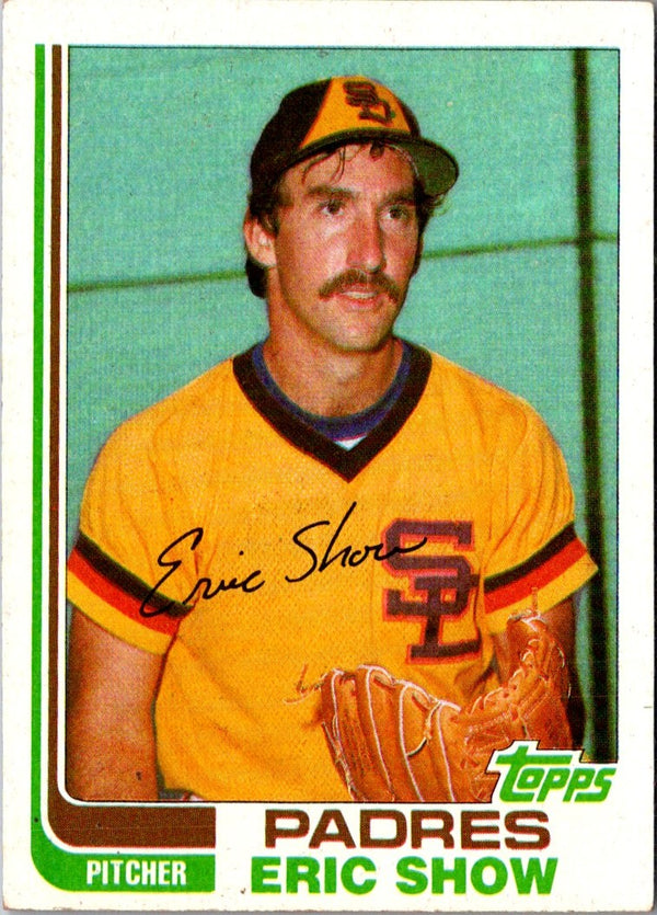 1982 Topps Traded Eric Show #106T