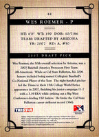2007 Tristar Prospects Plus Wes Roemer #44