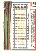 1992 Topps Darren Daulton