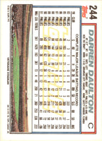 1992 Topps Darren Daulton #244