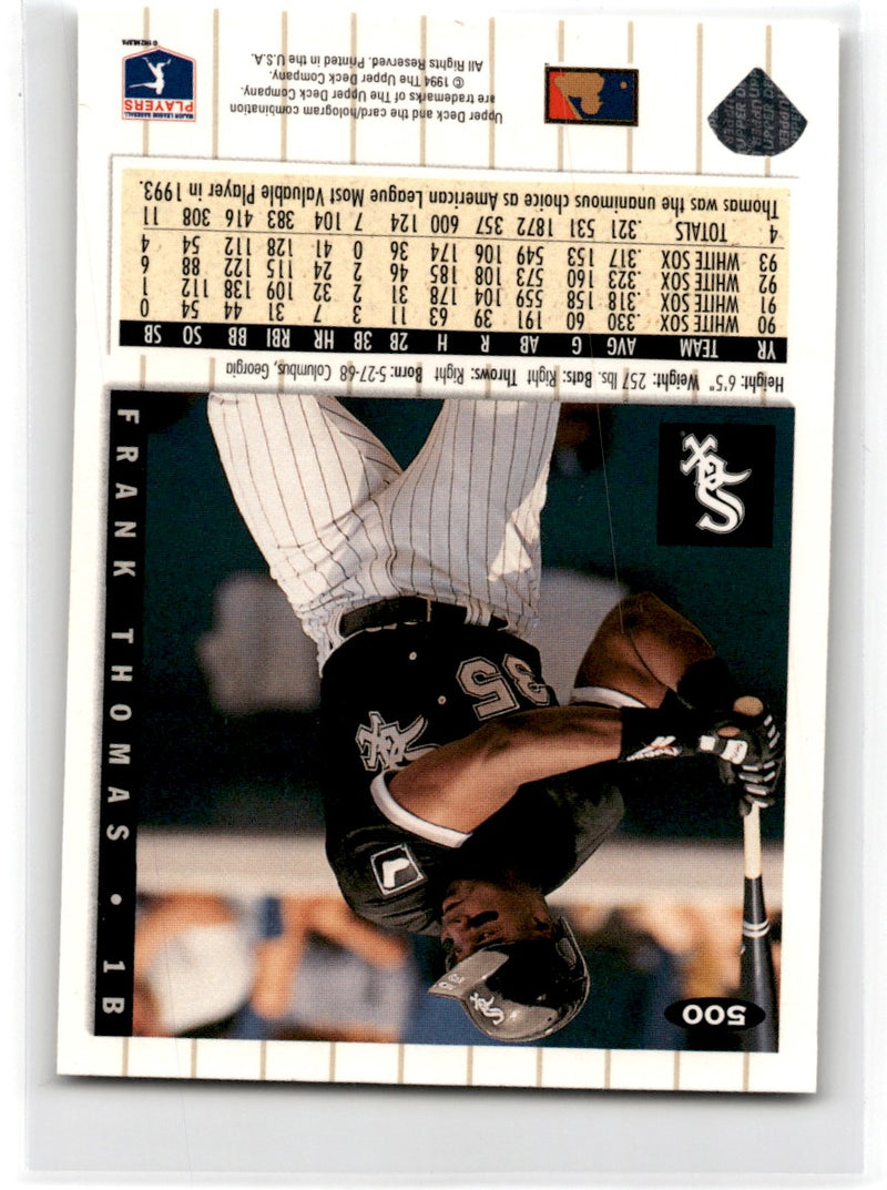 1994 Collector's Choice Silver Signature Frank Thomas