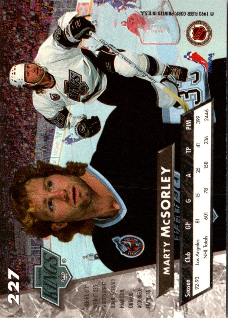 1993 Ultra Marty McSorley