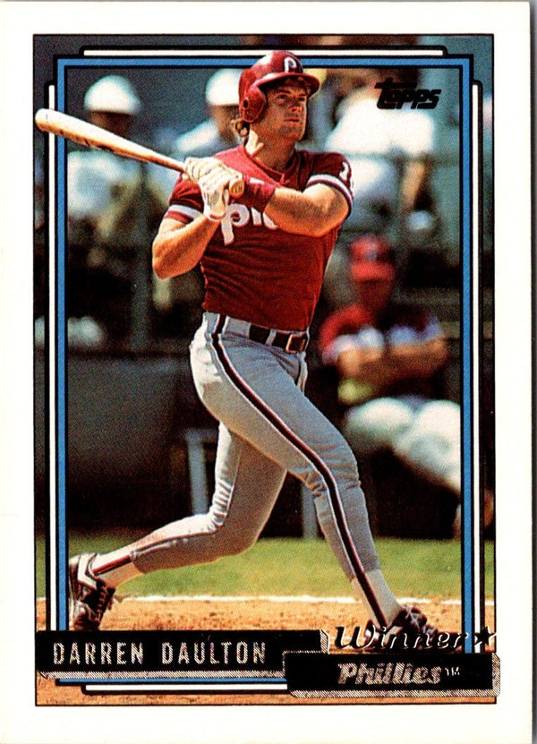 1992 Topps Darren Daulton #244