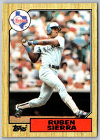 1987 Topps Ruben Sierra #261 Rookie