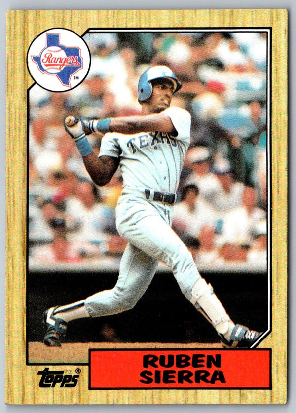 1987 Topps Ruben Sierra #261 Rookie