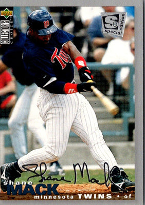 1995 Collector's Choice SE Silver Signature Shane Mack #228