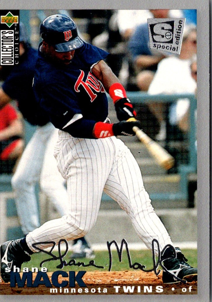 1995 Collector's Choice SE Silver Signature Shane Mack