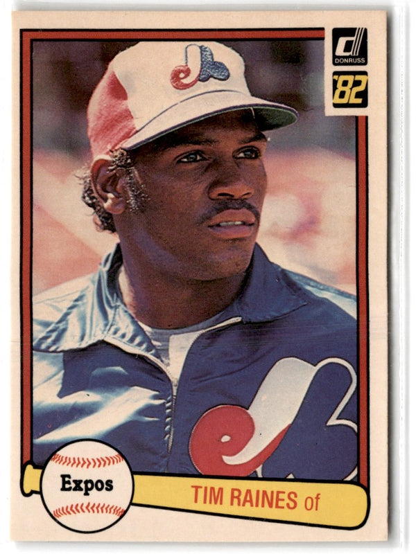 1982 Donruss Tim Raines #214