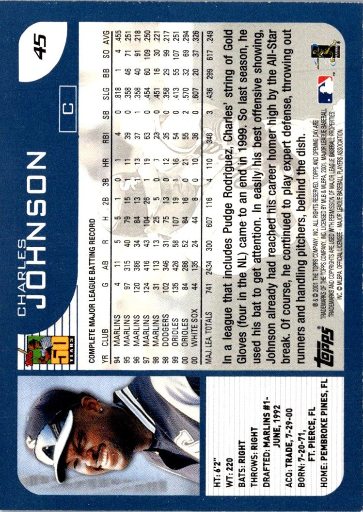 1999 Topps Charles Johnson