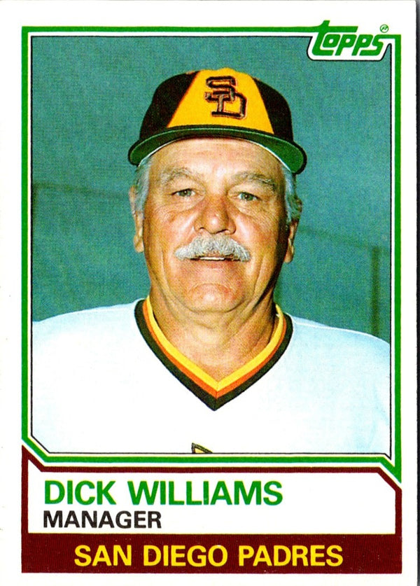 1983 Topps Dick Williams #366 NM-MT