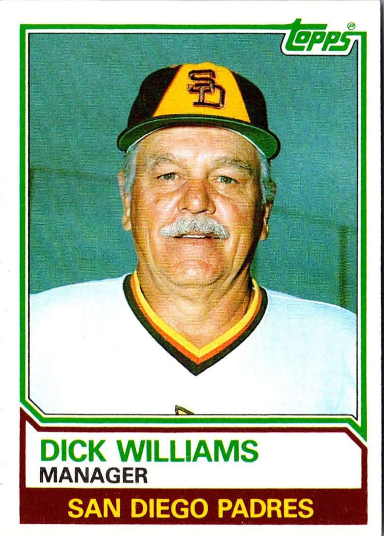 1983 Topps Dick Williams