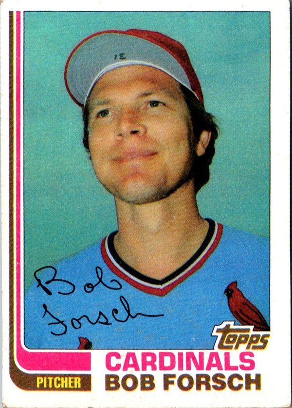 1982 Topps Bob Forsch #775